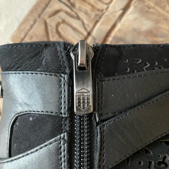 FINAL-Last Call- Vince Camuto Maizy Peep Toe Leather Bootie - Picture 13 of 16